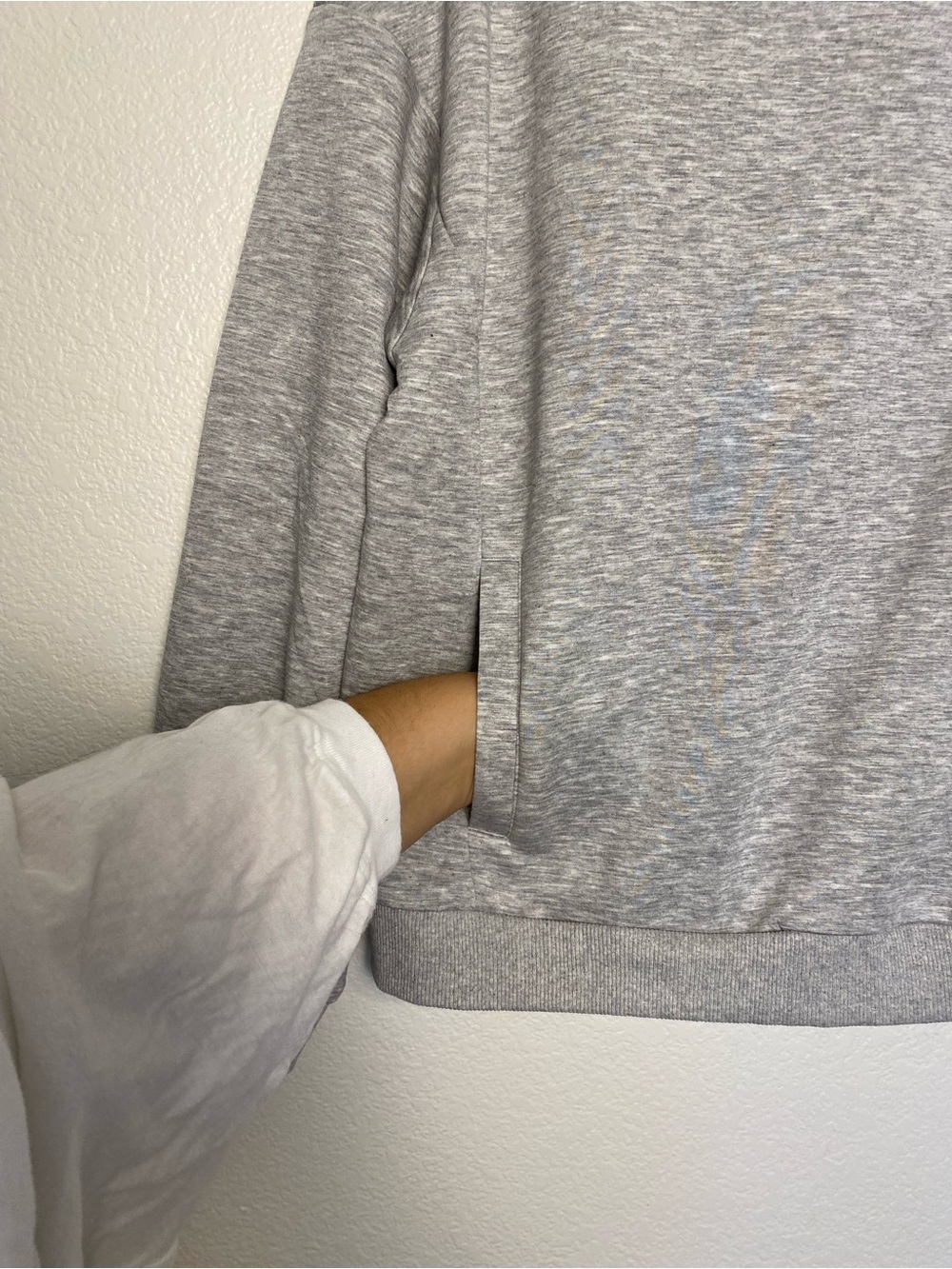 NWT Pinspark Matching Sweatshirt & Shorts Set Heather Gray Lounge Set Size Large - Picture 5 of 12